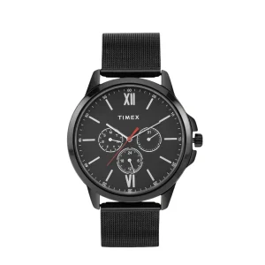 TIMEX Trendline Round 45mm Black Dial Analog Watch